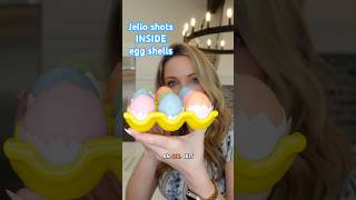 I call them: Egg shello shots.🐣 (I later used the eggs so nothing was wasted in this eggconomy.) Content
