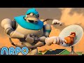 Teddy Bear Trouble!! | ARPO The Robot | Funny Kids Cartoons | Kids TV Full Episodes