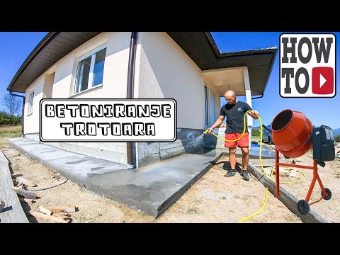 Video: Koju mješavinu trebam koristiti za betonsku stazu?