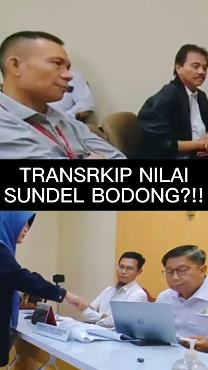 TRANSCRIPT OF GRADES, IS SUNDEL FOOLS?!!