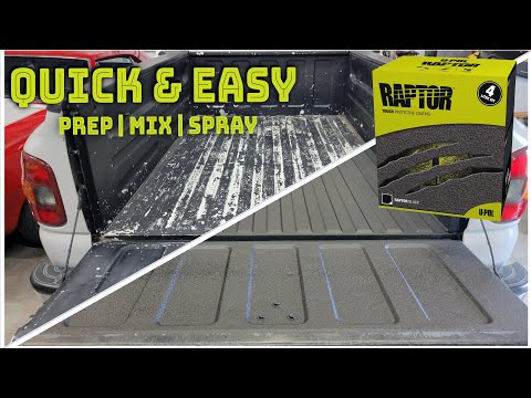 DIY UPOL RAPTOR BED LINER INSTALL  | QUICK & EASY Application