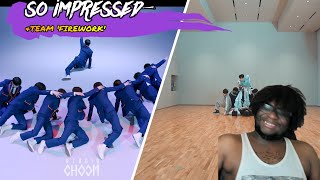 &TEAM 'FIREWORK' Dance Practice (Both) & [BE ORIGINAL] Reaction | SOMEONE STOP K-