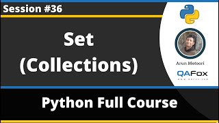 Set - Collections (Python Tutorial - Part 36)
