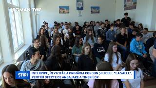 Interpipe, în vizită la Primăria Cordun și Liceul La Salle, pentru oferte de angajare a tinerilor