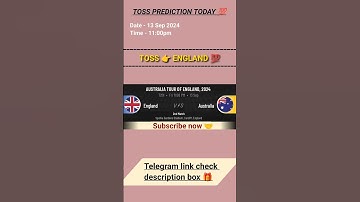 Australia vs England toss Prediction 😍 | Aus vs Eng toss prediction Today | 2nd t20 match 2024