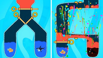 Save The Fish! - Levels 1-9 Gameplay Walkthrough - (Android,iOS)