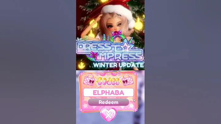 Dress to Impress New Codes Winter Update
