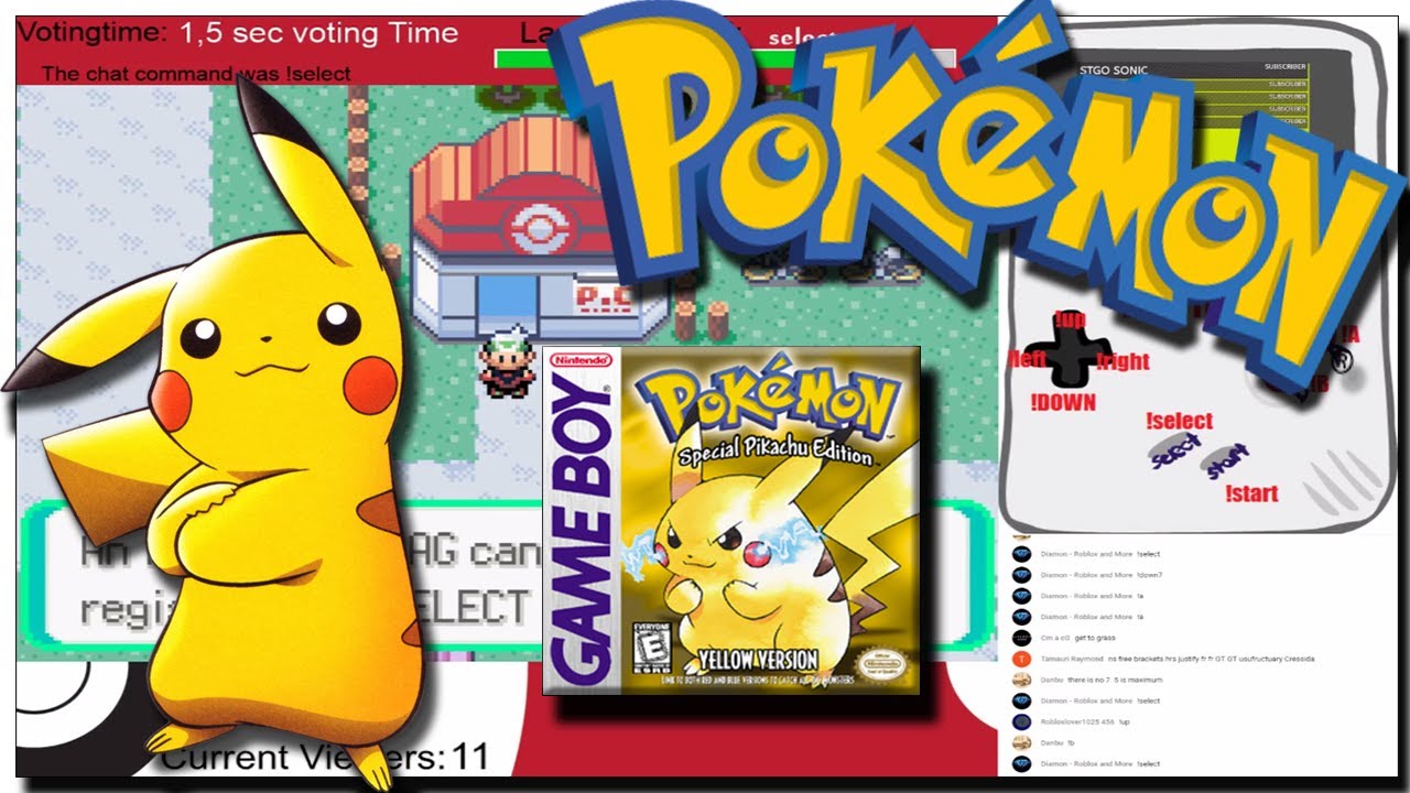 play pokemon yellow online