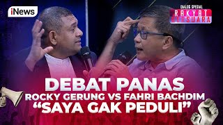 Debat Panas Rocky Gerung VS Fahri Bachdim Bahas Kecurangan Pemilu 2024 - Rakyat Bersuara 27/02