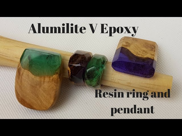 Alumilite v epoxy for jewellery 