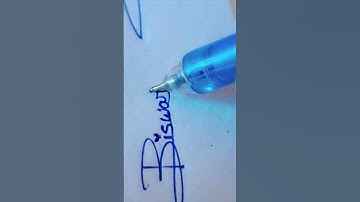 Biswajit name signature #shorts #calligraphy #calligraphyhandwriting #mamonisnewlife #handwriting