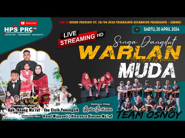 🔴LIVE SINGA DANGDUT WARLAN MUDA || SABTU, 20 APRIL 2024 || PASIRJATI - PUSAKAJAYA - SUBANG class=