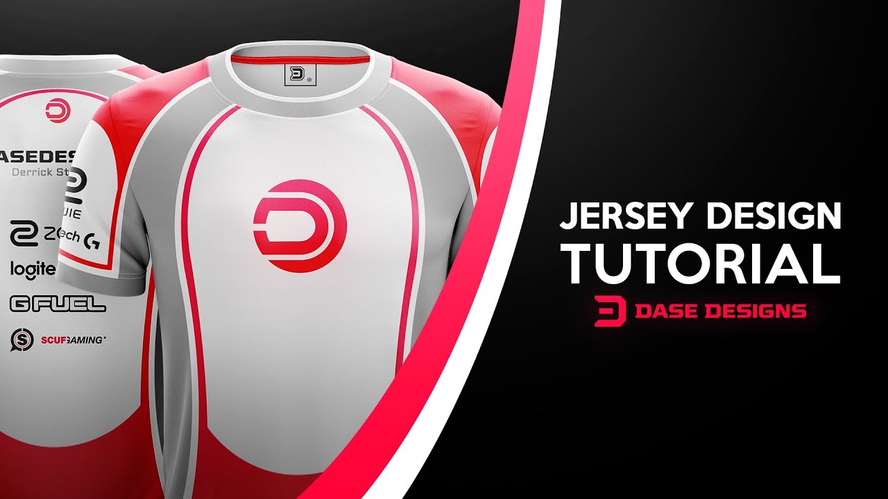 Download Esports Jersey Design Tutorial Yellow Images Mockup Youtube PSD Mockup Templates