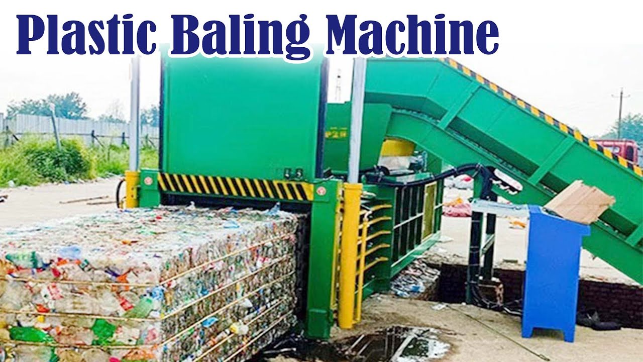 How to Use a Plastic Baling Machine for Waste Compression? - YouTube