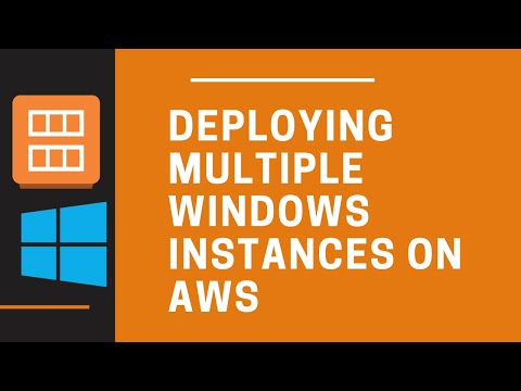 Deploying multiple Windows Instances on AWS