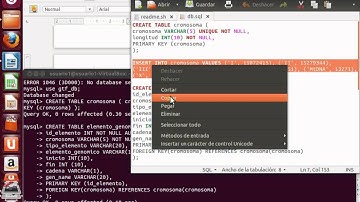 Creación y uso de una base de datos relacional a partir de un fichero de anotación de genomas