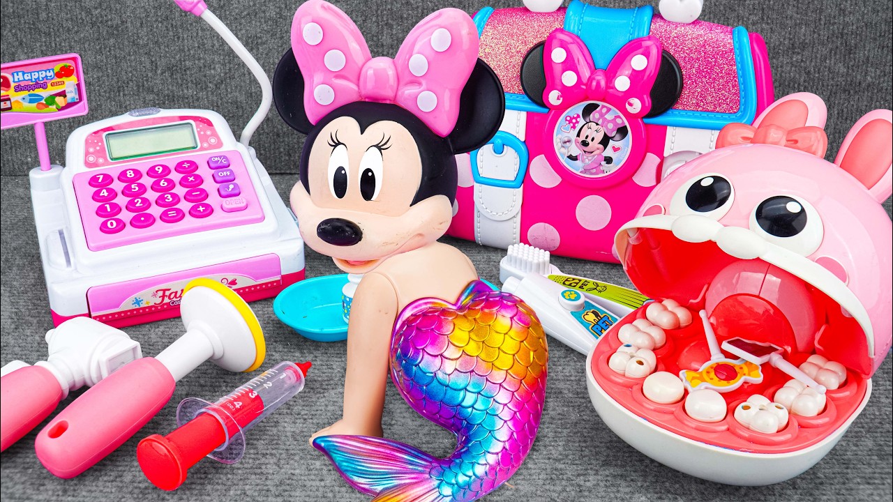Minnie Mouse 2026 🎀 Unboxing Set of Minnie Mouse Pink Cashier