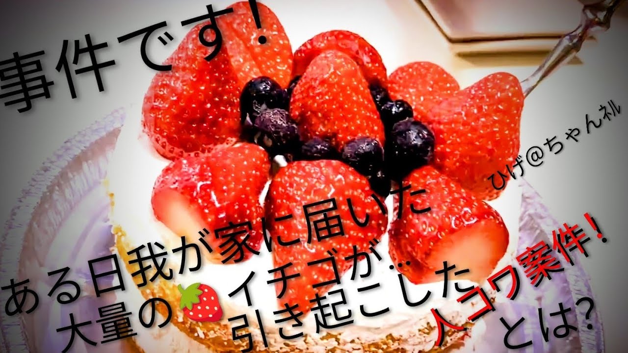 事件です！（ある日大量に届いた🍓イチゴ…。により起こる人コワな案件とは？）