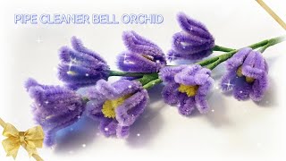 DIY Pipe Cleaner Bell Orchid Flowers - Easy Craft Tutorial for Stunning Floral Decor!