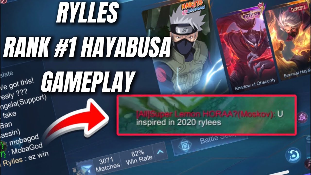 FIRST GAME OF THE SEASON RYLLES FORMER TOP GLOBAL HAYBUSA GAMEPLAY