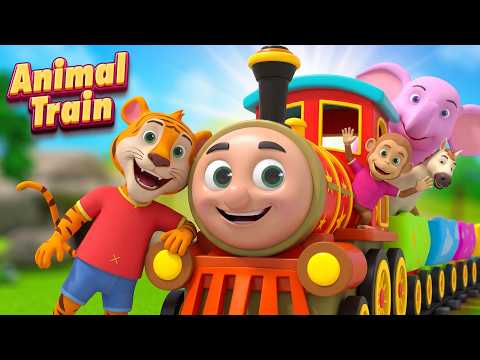 Chu Chu Train And Animals | जानवरों का गीत | More Song for Kids | Nanha Udaan
