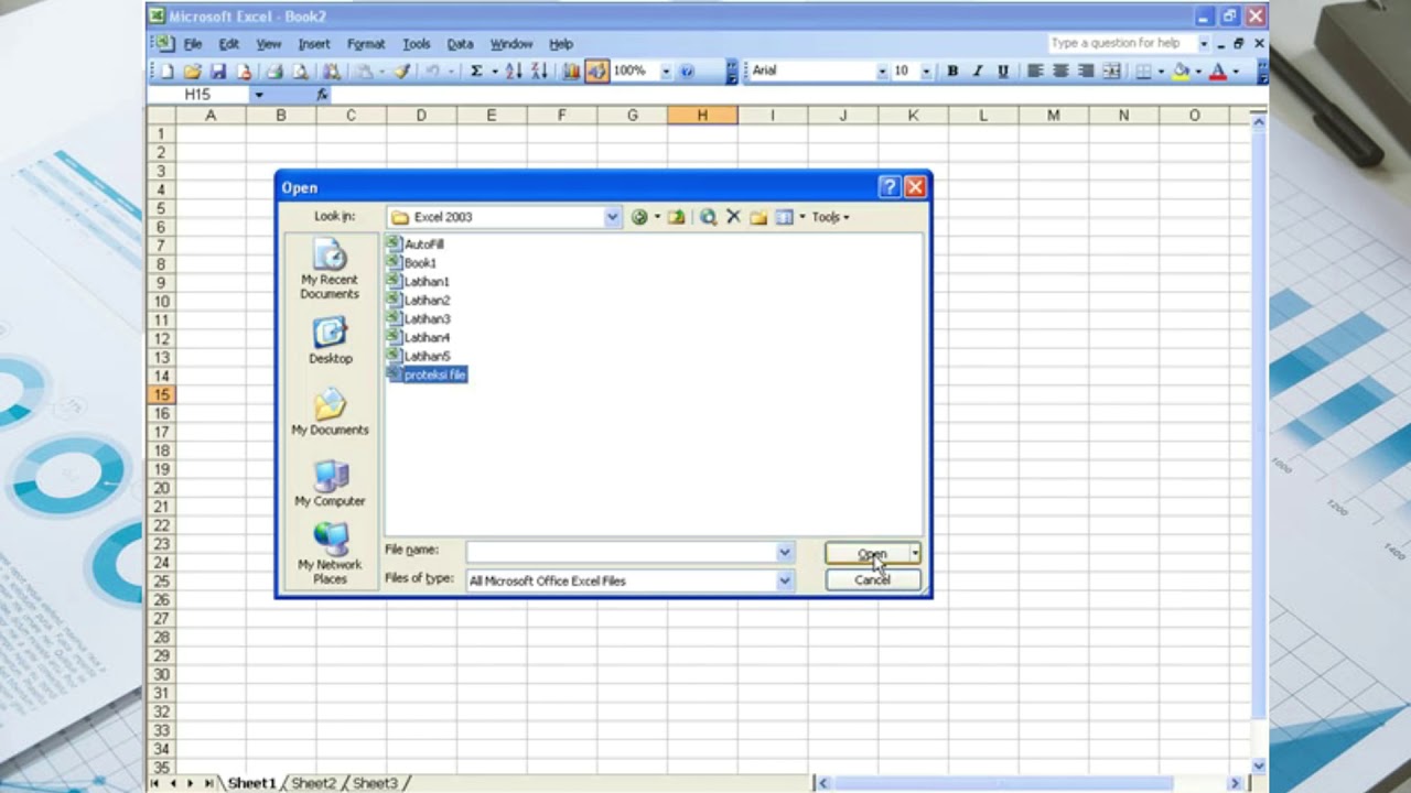 Belajar Excel | Memproteksi File Excel - YouTube