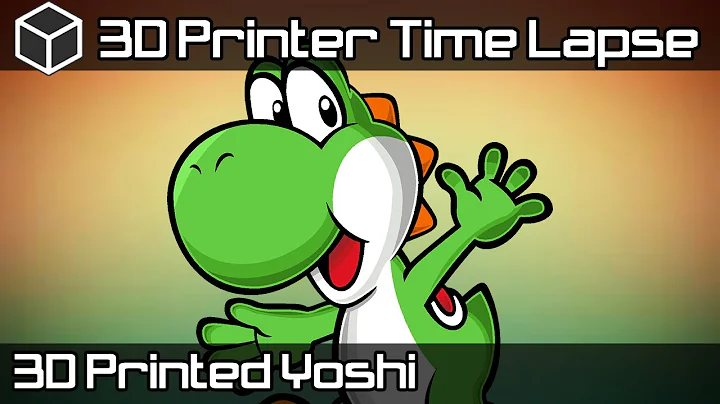 3D Printing Time Lapse - 3D Printed Yoshi - Super Mario Bros 3D Printer TimeLapse