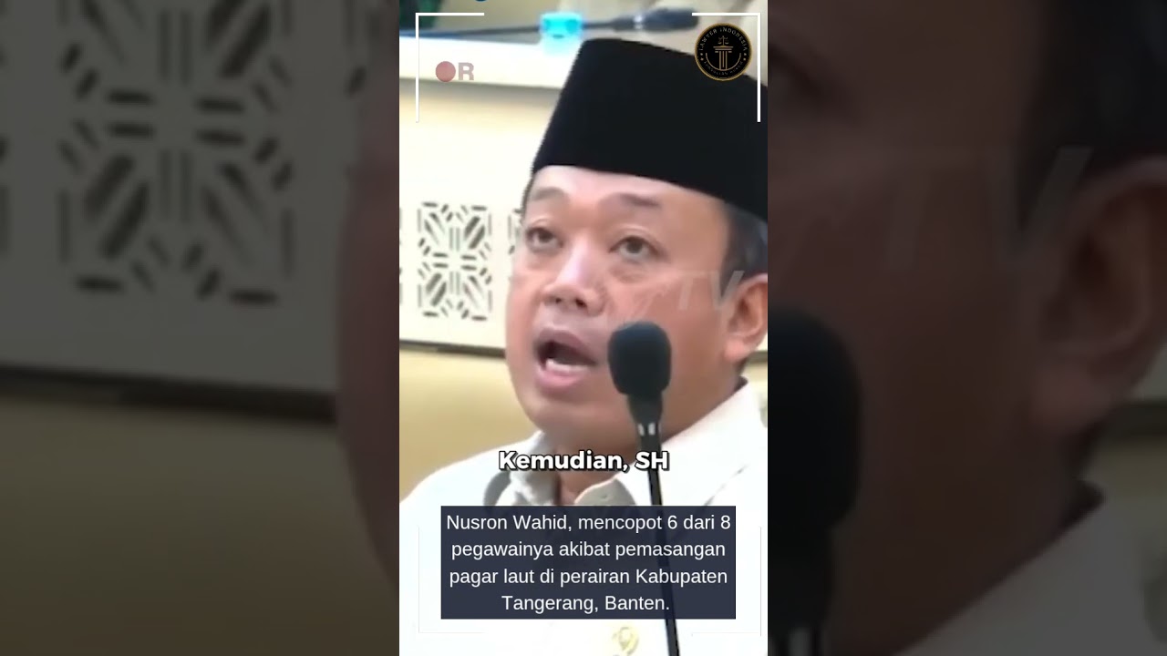 AKIBAT PAGAR LAUT, NUSRON WAHID COPOT 8 PEGAWAINYA #nusronwahid #menteriatrbpn #shortvideo