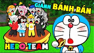 PHONG CẬN VÀ HERO TEAM ĐẠI CHIẾN GIÀNH BÁNH RÁN DORAEMON 😂 AI SẼ SỐNG HAY CHẾT TRONG MINI WORLD