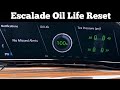 How To Reset The Oil Life In 2021 - 2024 Cadillac Escalade To 100% - Clear Oil Change Due Light