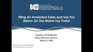 Filing an Amended Sales and Use Tax Return for a Single Location