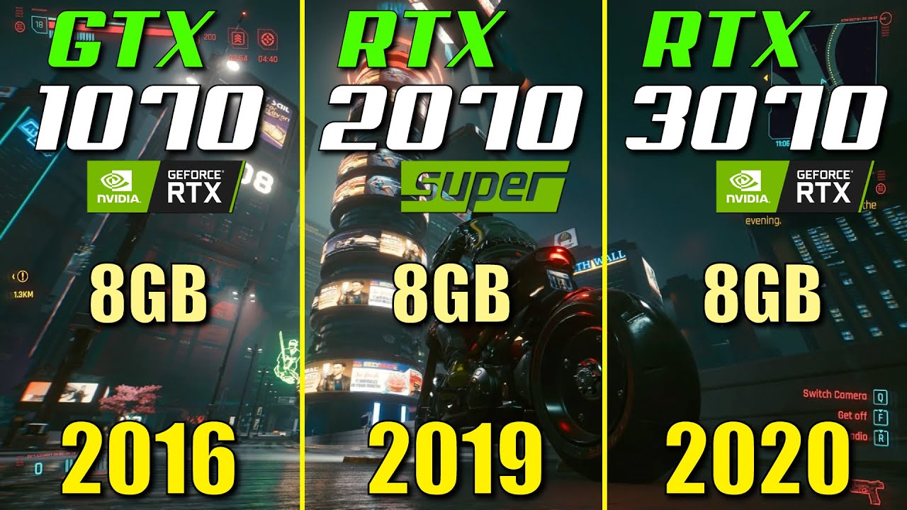 GTX 1070 vs. RTX 2070 Super vs. RTX 3070 | in 2021 - YouTube