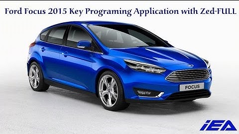 " WWW.MK3.COM " Ford Focus 2015 Key Programing Application with Zed FULL