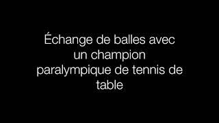 VIDÉO. Stéphane Molliens, champion paralympique de tennis de table, nouvelle recrue du CTT Déols screenshot 4