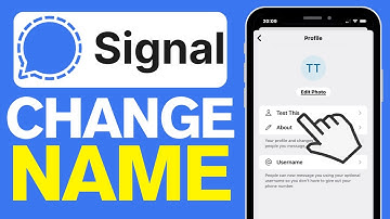 How To Change Name On Signal App (2025)