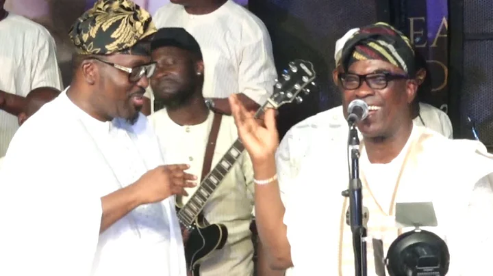 SEE HOW K1 DE ULTIMATE SHOWER PRAISE ON GBENGA HIGHLANDER AT HIS MUM`S BURIAL CEREMONY