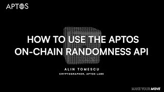 How to Use Aptos Roll -- Aptos' On-Chain Randomness API