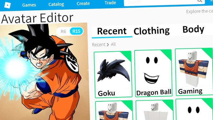 TransformersVoices how to make goku in Roblox #Roblox #fyp #fypシ