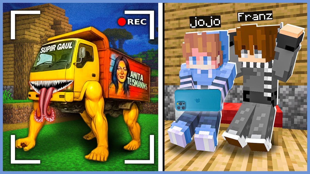 JOJO & FRANZ MEMANTAU CCTV ANOMALI TRUCK MENGERIKAN di MINECRAFT