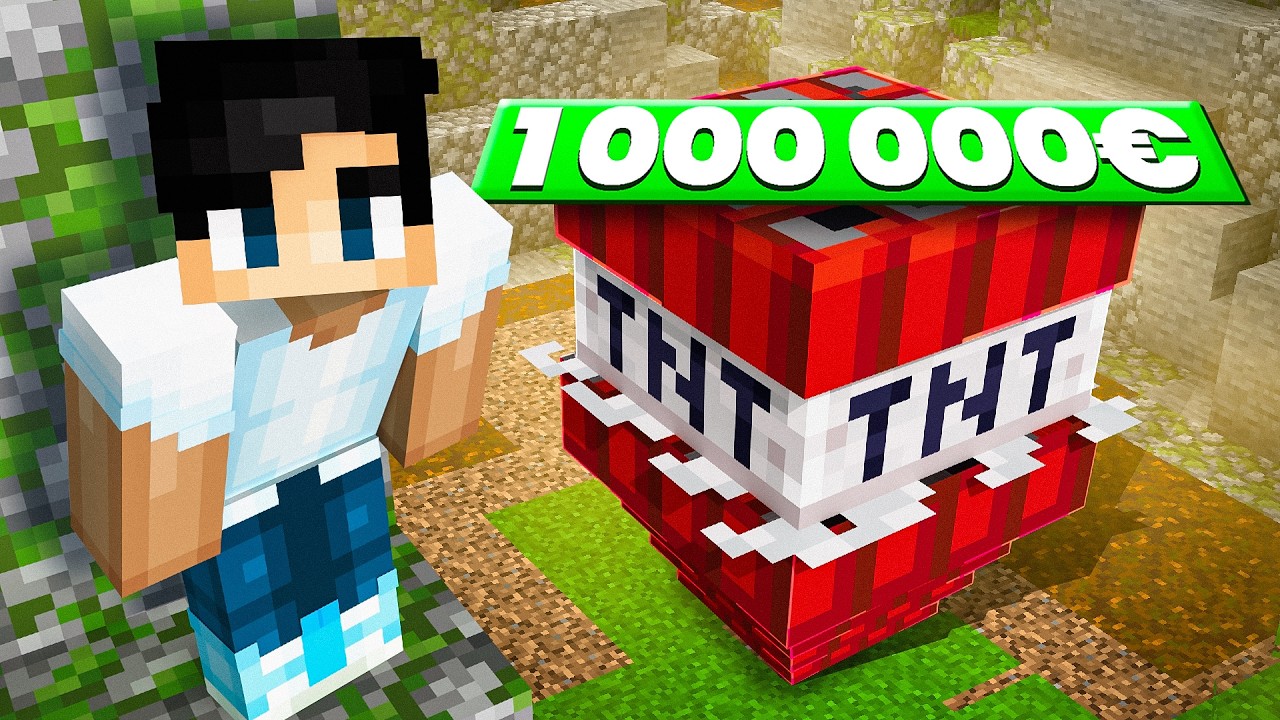 Reagoidaan 1,000,000€ TNT Minecraftissa!