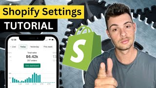 Complete Shopify Store Settings Tutorial 2023 (Shipping and Policy Pages)