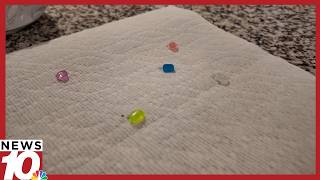 Greece woman receives mysterious package of plastic pebbles from California warehouse