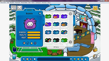 My Puffles inventory