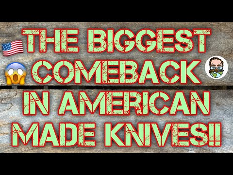 The BIGGEST comeback in American made knives!! Let’s GOOO!!! ????????????