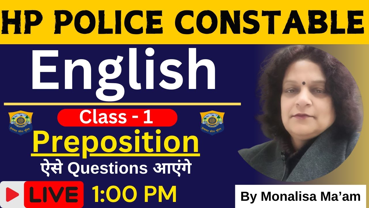 HP Police Constable 2024 | English (Class -1) | Practice Questions #hppolice #hppoliceconstable