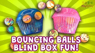 BOUNCING BALLS BLIND BOX FUN! Bouncy Balls Surprise Box! Disney Bouncy Balls too! Big Collection!