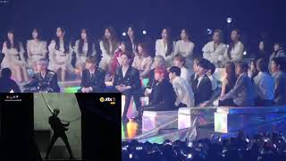 Wanna One, Black pink, iKON,The Boyz,Mamamoo,..... reaction to BTS Fake Love @MMA2018
