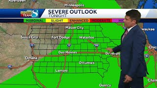 Iowa weather: Chances of severe weather dwindle as storms move east