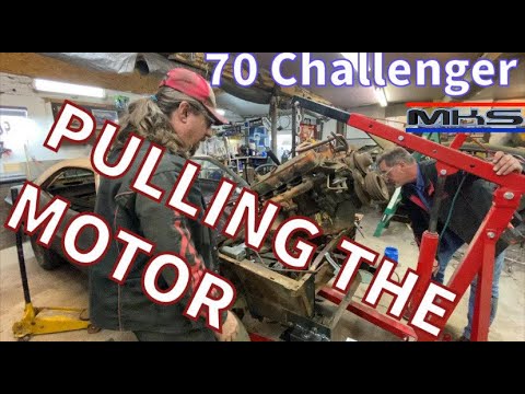 Abandoned & Destroyed Challenger Repair -Pulling the Motor - "70
