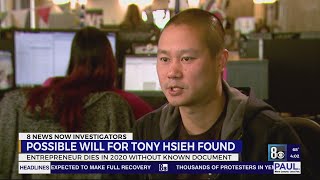 Tony Hsieh's possible will discovered, sparking wealth questions 4 years after death